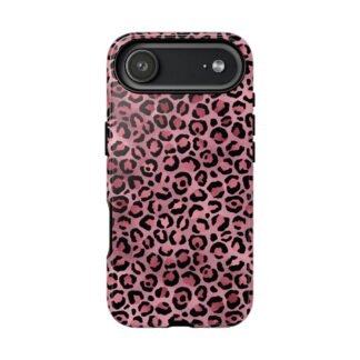 Elegant Pink Leopard Phone Case | Phone Case for iPhone, Samsung And Google Pixel